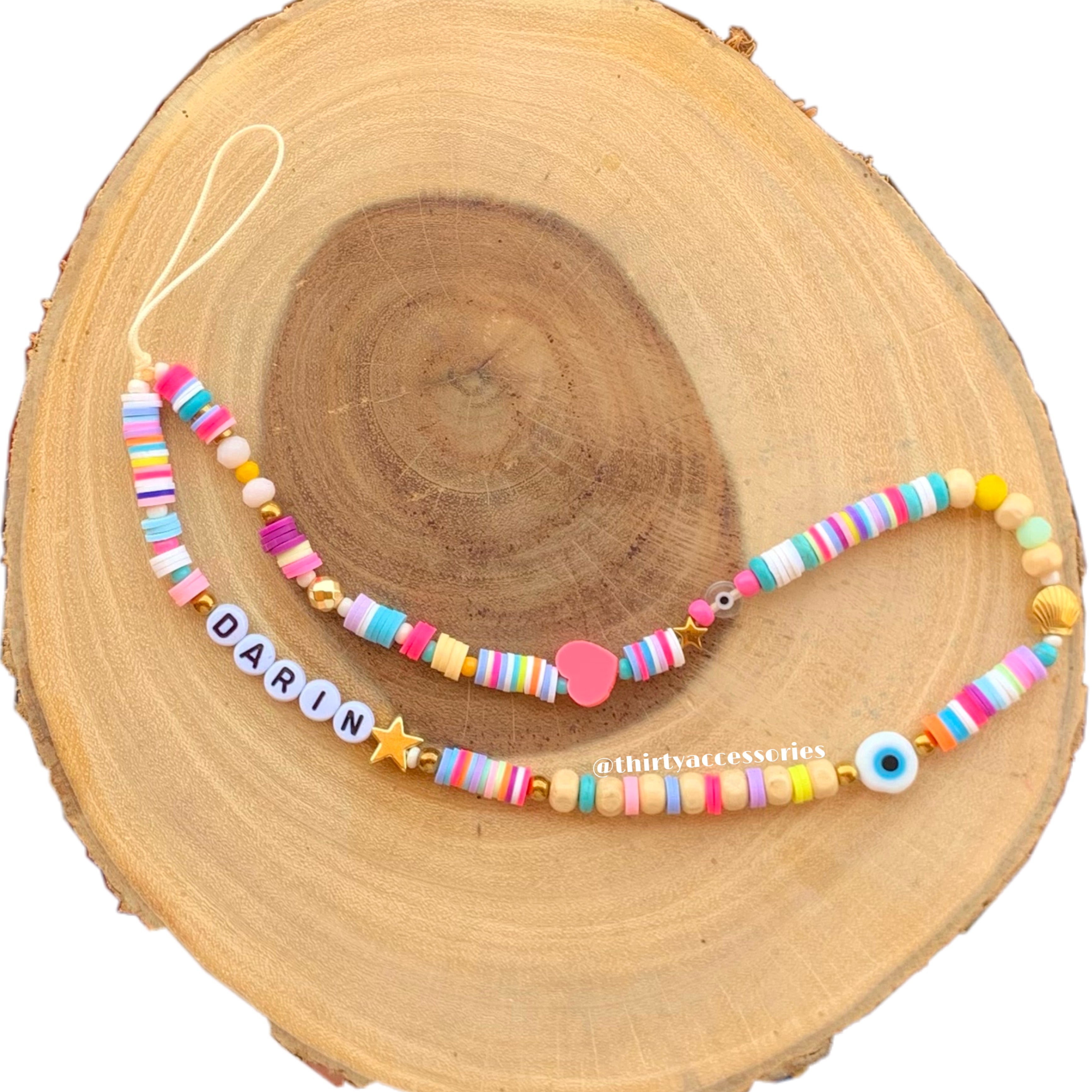 Multicolored Phone Charm